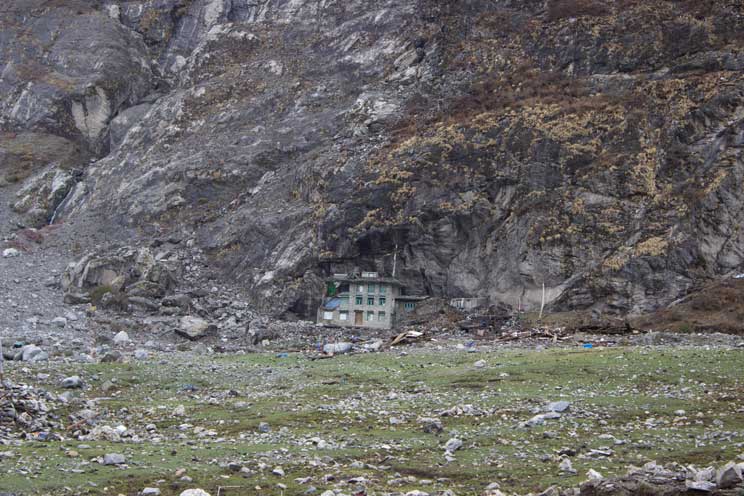 Only surviving small hosue in Langtang