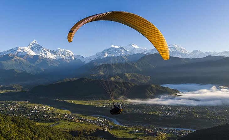 Paragliding pokhara