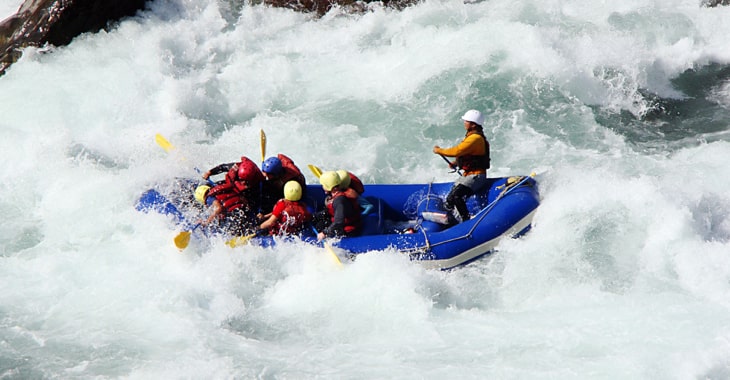 rafting sunkoshi river