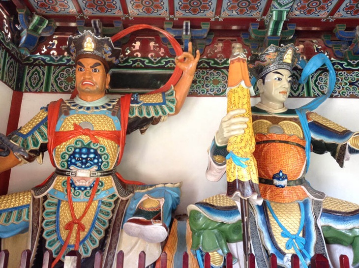 Inside Chinese Monastery Lumbini