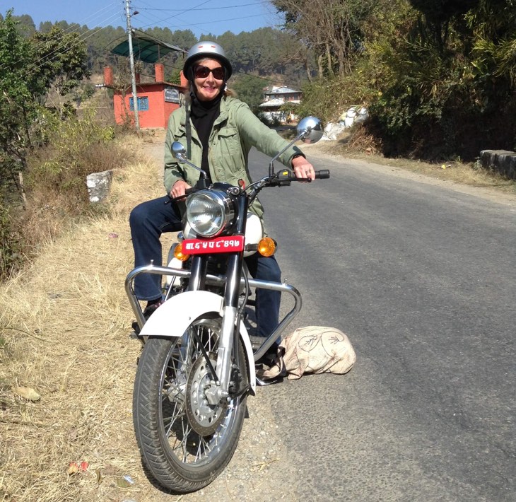Motorbike Nagarkot to Kathmandu