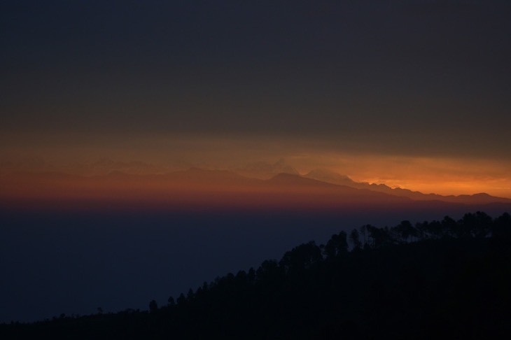 Sunset from Nagarkot
