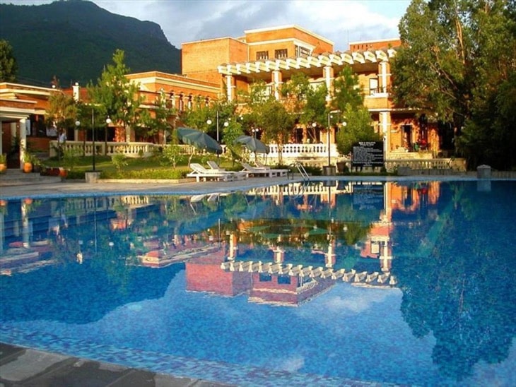 Swimming at Hotel Shankar Lazimpat