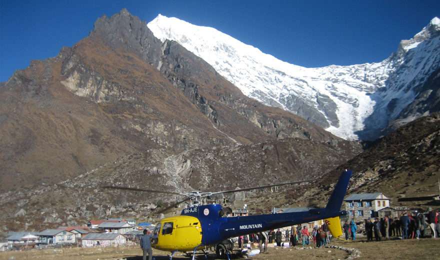 Langtang valley helicopter tour