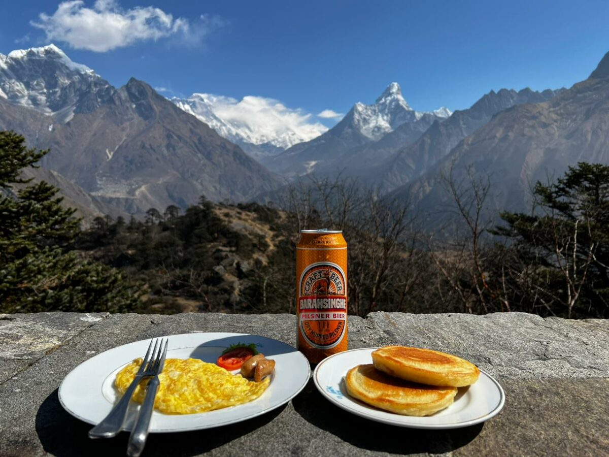 Everest View Hotel Breakfast Kumbu Region Everest