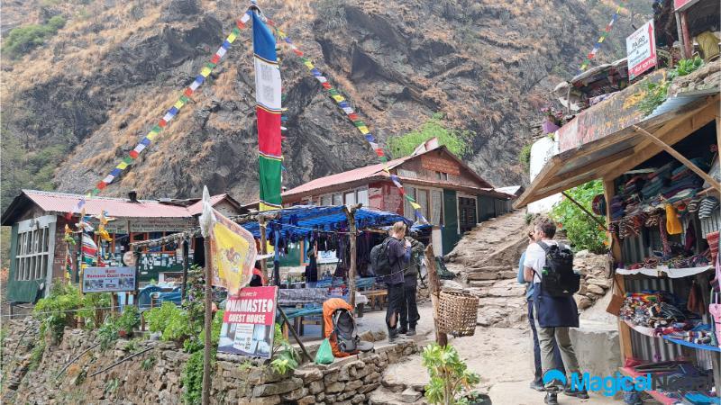 Lunch place langtang valley