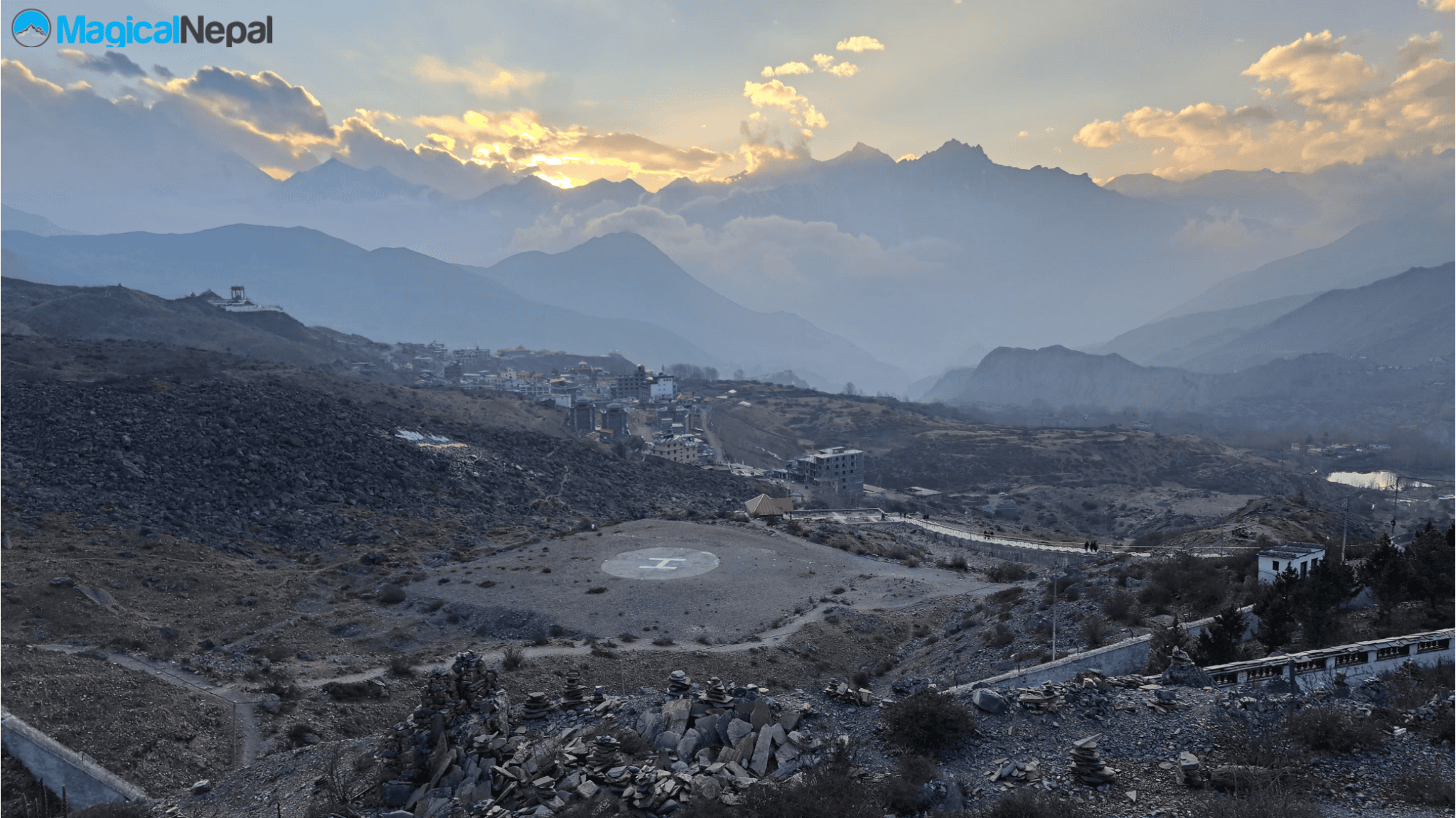 Muktinath view ending point before lunch