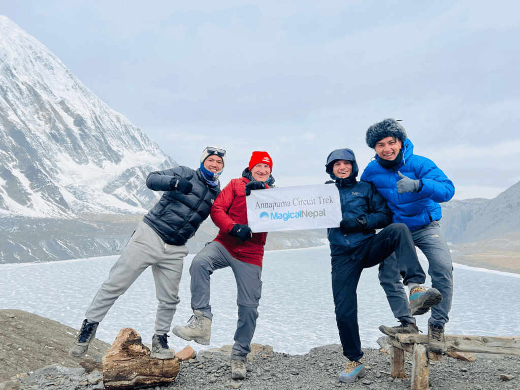 Tilicho lake during Annapurna circuit trek