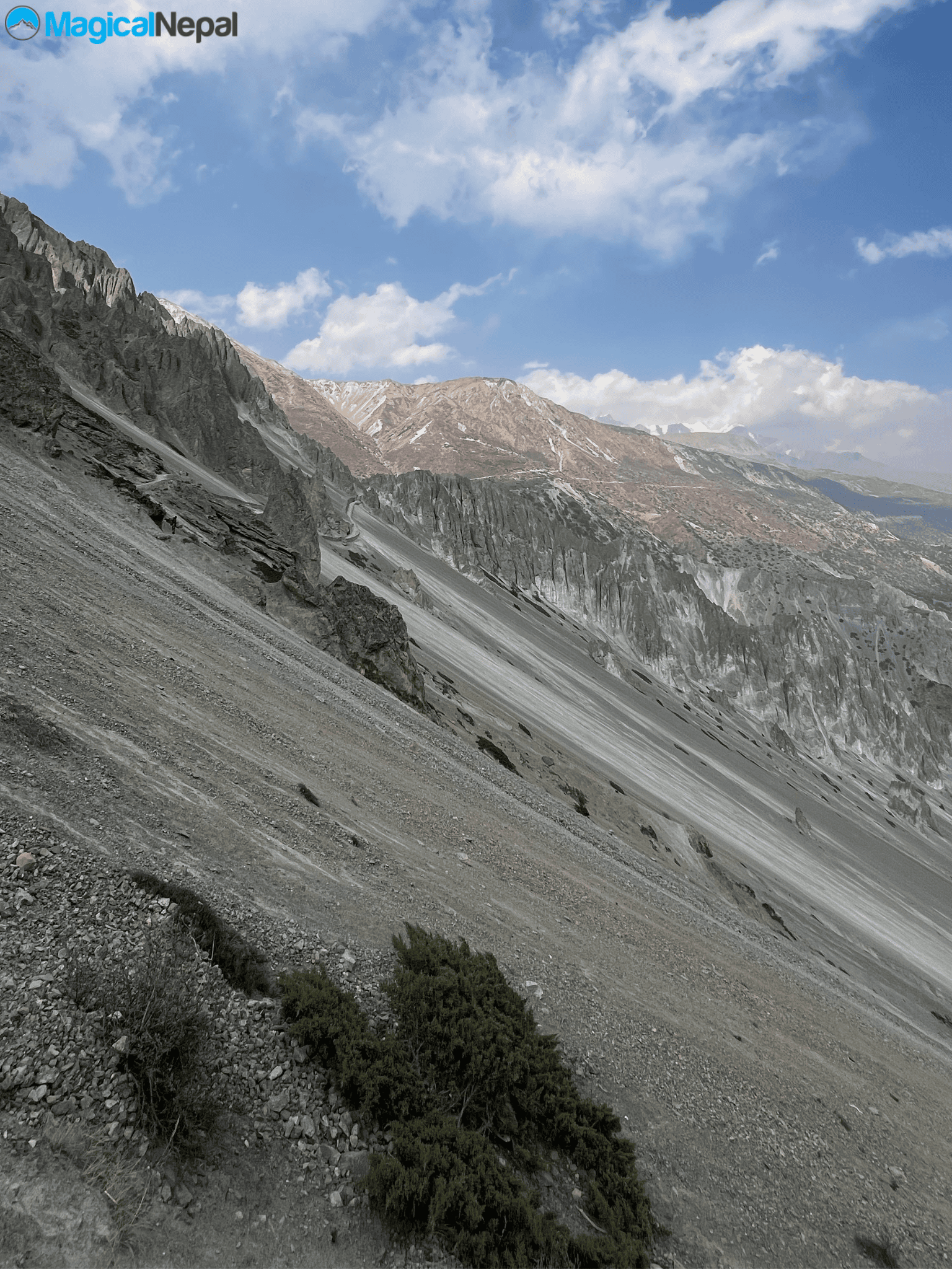 landslide area way back to shree kharka