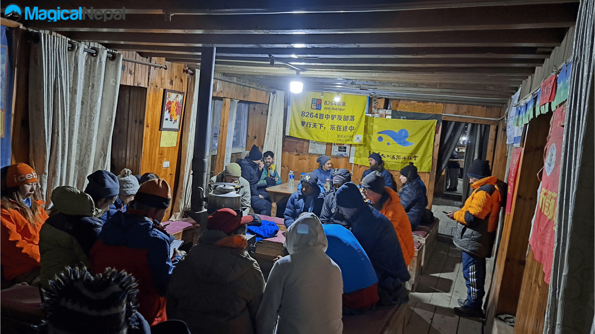 lodge at high camp during annpaurna circuit trek