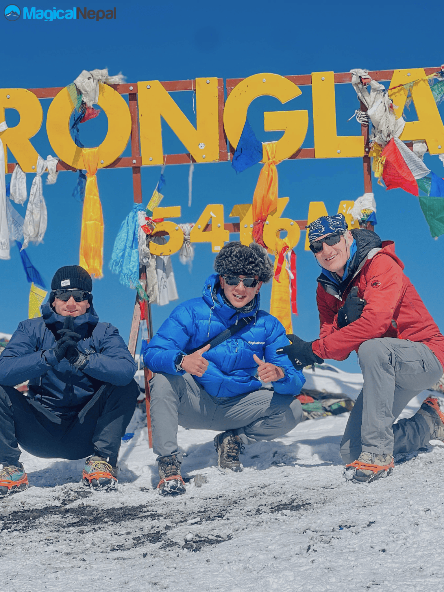 thorong la pass during annapurna circuit trek