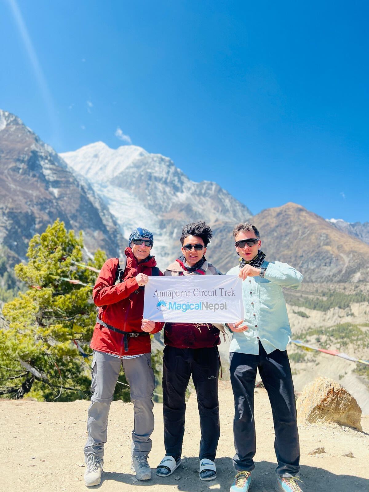 chongkor view point day Annapurna circuit trek