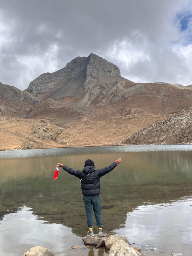 Ice lake view from Manang valley