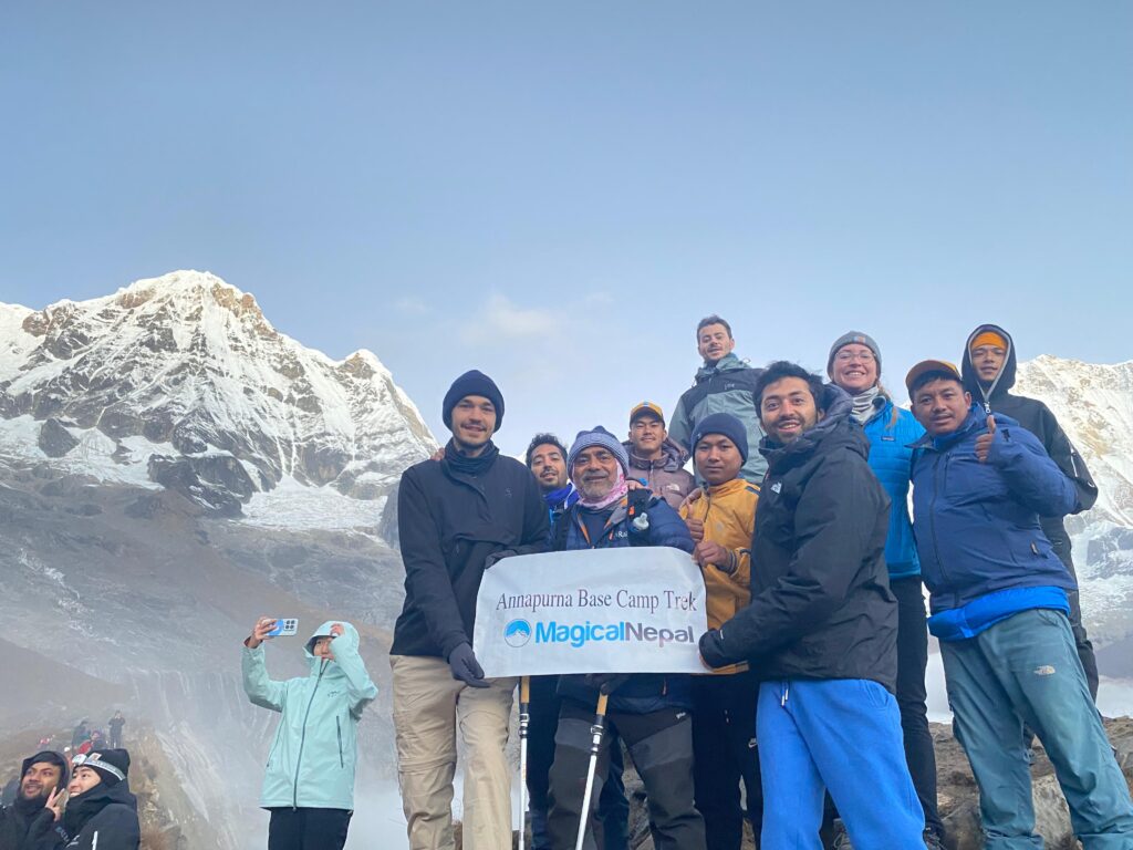 During Annapurna Base Camp trek
