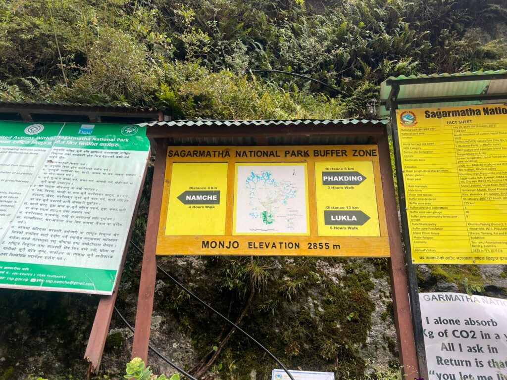 Monjo Sagarmatha National park buffer zone