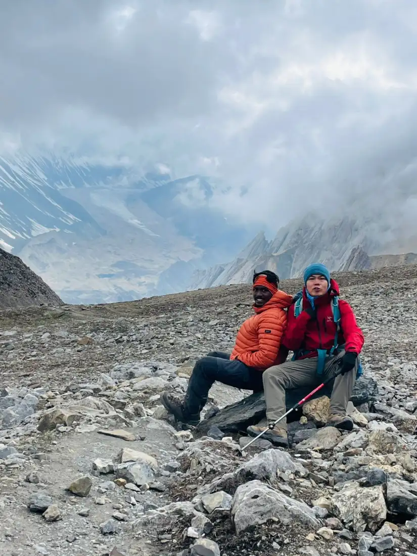Way to tibet border — Manaslu Circuit Trek day 9